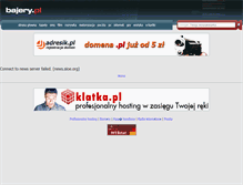 Tablet Screenshot of niusy.bajery.pl